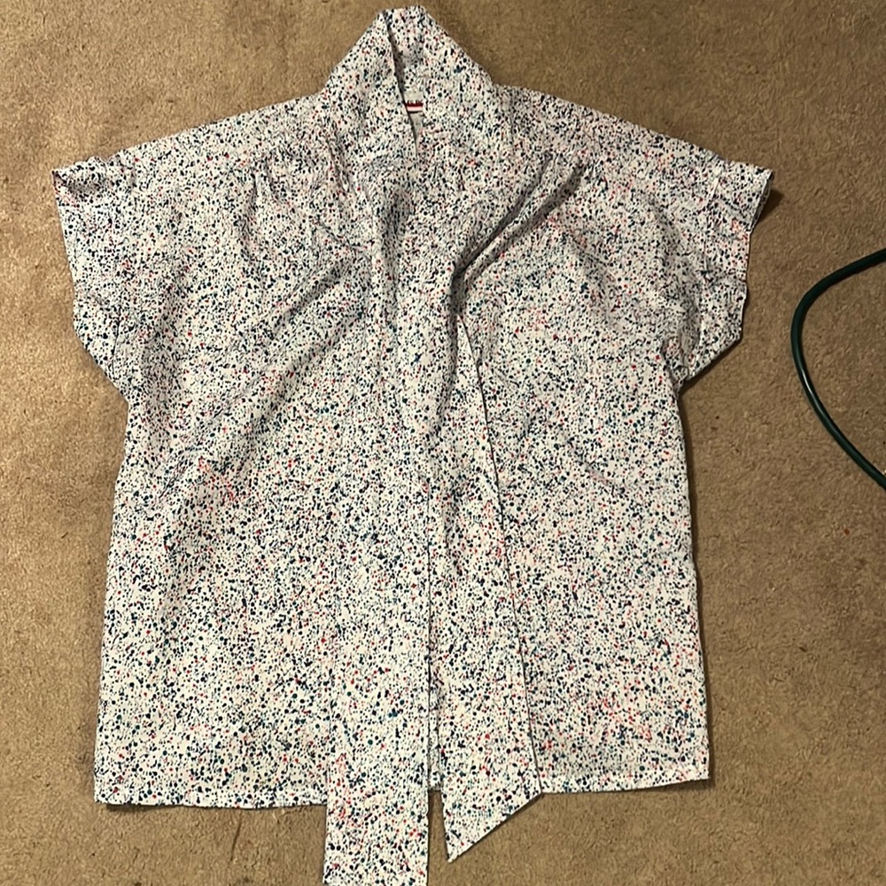 Women’s size 38/small, Ms Bond blouse, multicolor